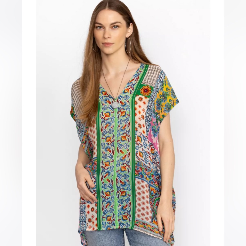 Johnny Was-DISKANA ALEXANDRA BLOUSE-Large